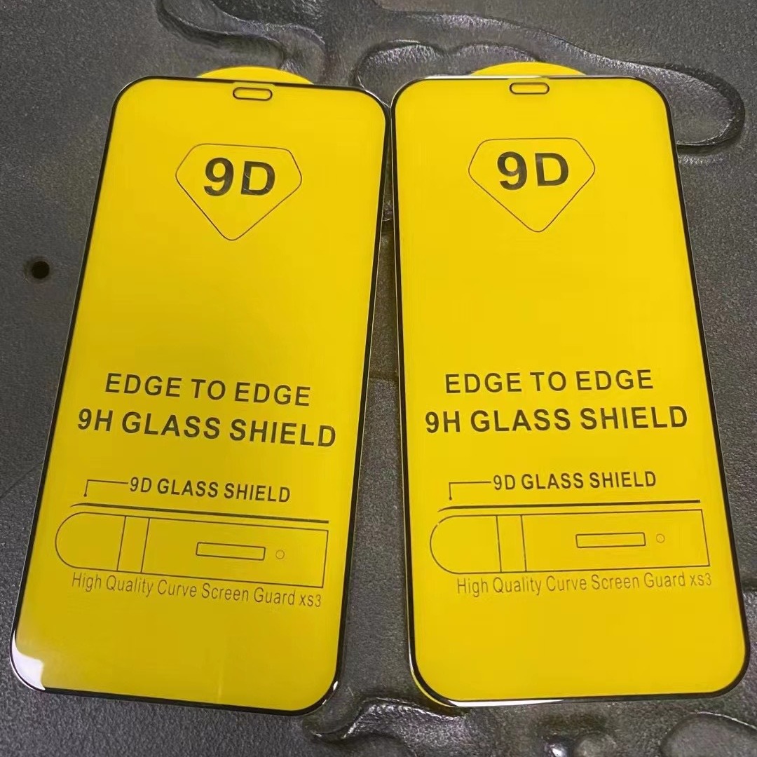 Película de vidrio templado adecuada para iPhone 15, película protectora para teléfono Apple 16, película protectora 9D con cobertura de pantalla completa para Apple 17