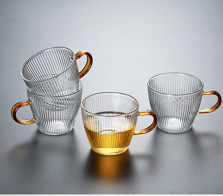 Thickened Striped Glass Teapot7