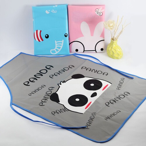 New Semi-Bodysuit Apron PVC Apron Cute Stain-Proof Sleeveless Apron Oilproof Waterproof Multiple Styles Available