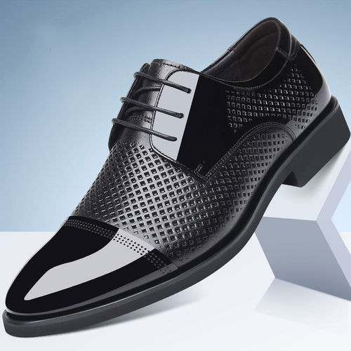 [Genuine leather cowhide] Genuine men's leather shoes, business genuine leather casual men's shoes, non-slip soft sole, middle-aged and old father shoes