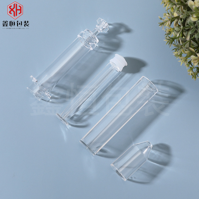 现货火箭筒水光针1ml3ml5ml8ml后推涂抹式针管瓶精华液眼霜分装瓶|undefined