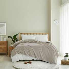 毛毯午睡法兰绒空调盖腿珊瑚毯办公室双面绒床单保暖盖毯秋冬跨境