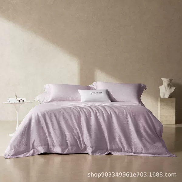 Jacquard Egyptian cotton Brittany-fritillary pink