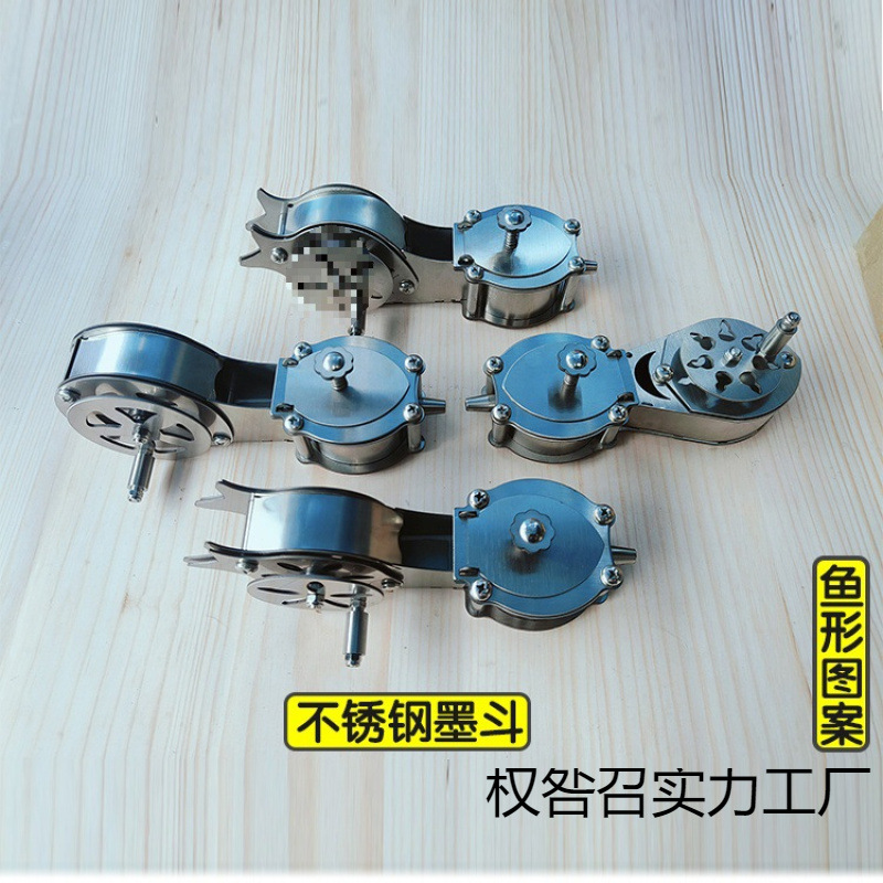 工地不锈钢墨斗耐摔耐用款放线家装装修建筑手摇不卡线