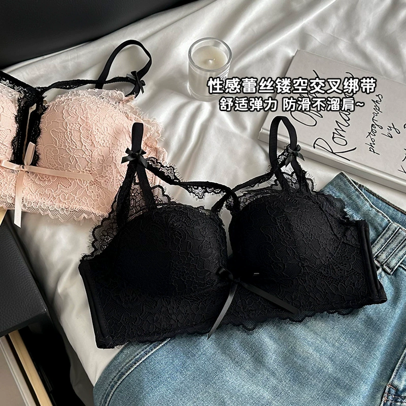 Красивое секси нижнее белье, бюстье push-up, комфортный беспроводной бюстгальтер, французский стиль