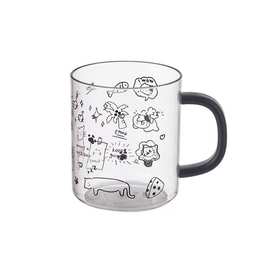 创意漫画塑料洗漱杯家用浴室简约刷牙杯卡通透明牙刷杯情侣漱口杯