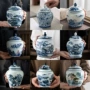 龙井中号礼盒装陶瓷绿茶