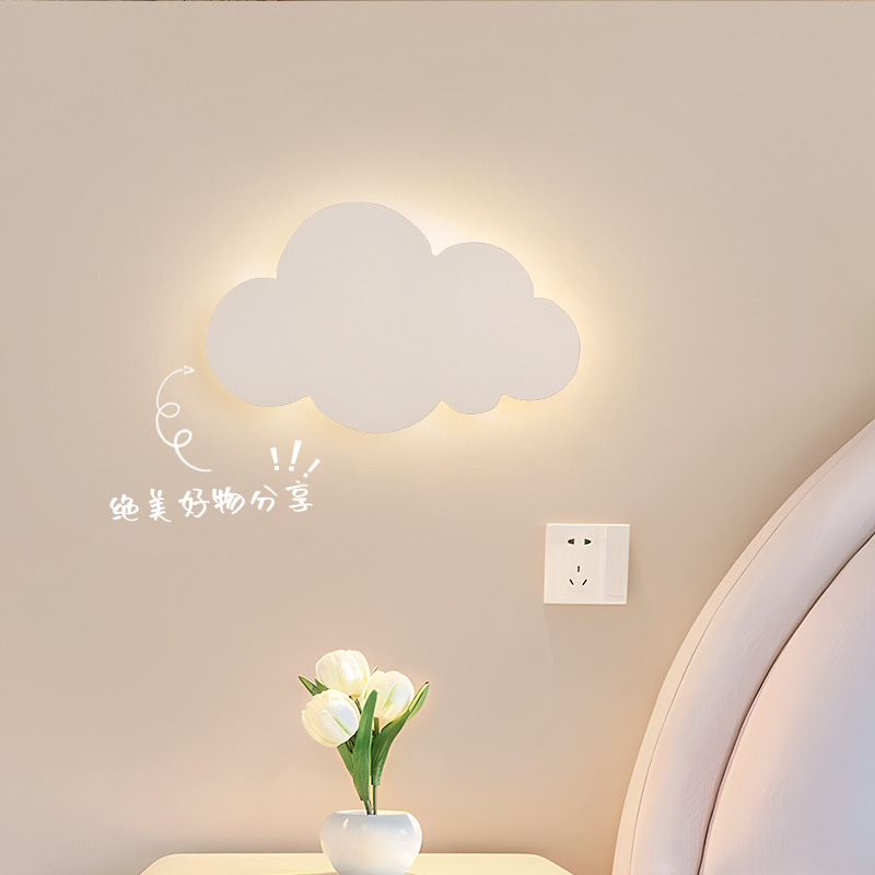 Luz de cabecera minimalista lámpara de pared de dormitorio 2026 nueva luz de lujo creativa lámpara de escalera de sala de estar lámpara de pasillo lámpara de fondo lámpara de pared