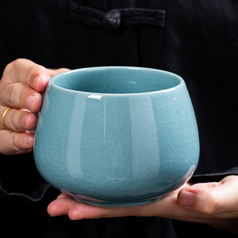 陶磁器の大きいサイズのお茶のかすのかめの家庭用のデスクトップの水のお盆の建水の水筒の廃水のバケツの工夫のお茶はお茶を配合してコップを洗って卸売りします。|undefined