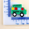 Car, resin with accessories, cream phone case, fridge magnet, ink pad, accessory, handmade