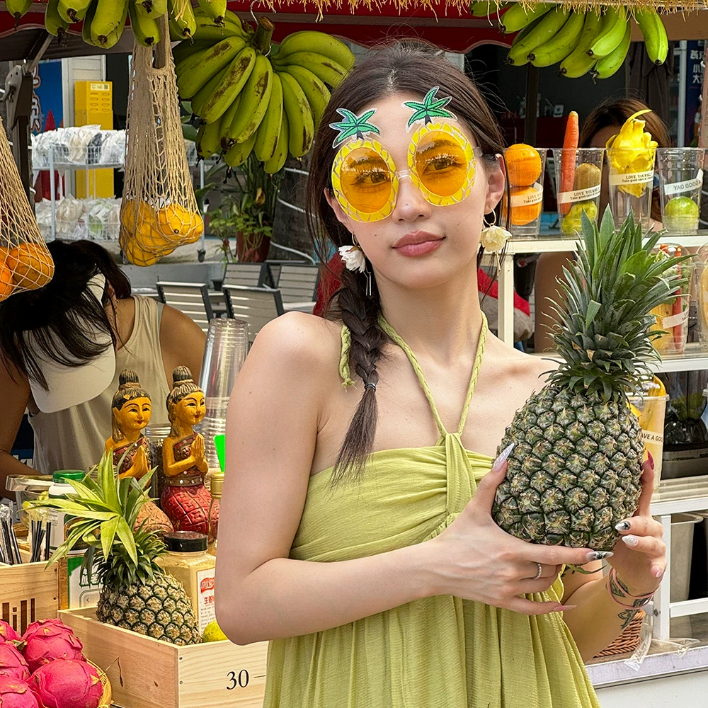 Beach sunglasses, glasses for party, wineglass for ice cream, graduation party