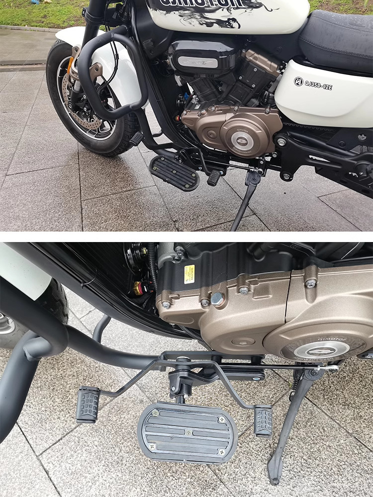 Applicable to Qianjiang Flash 150/250V Flash 300s350 Benda 450 Black Ride 500 Row Shift Rod Widened Front Pedal