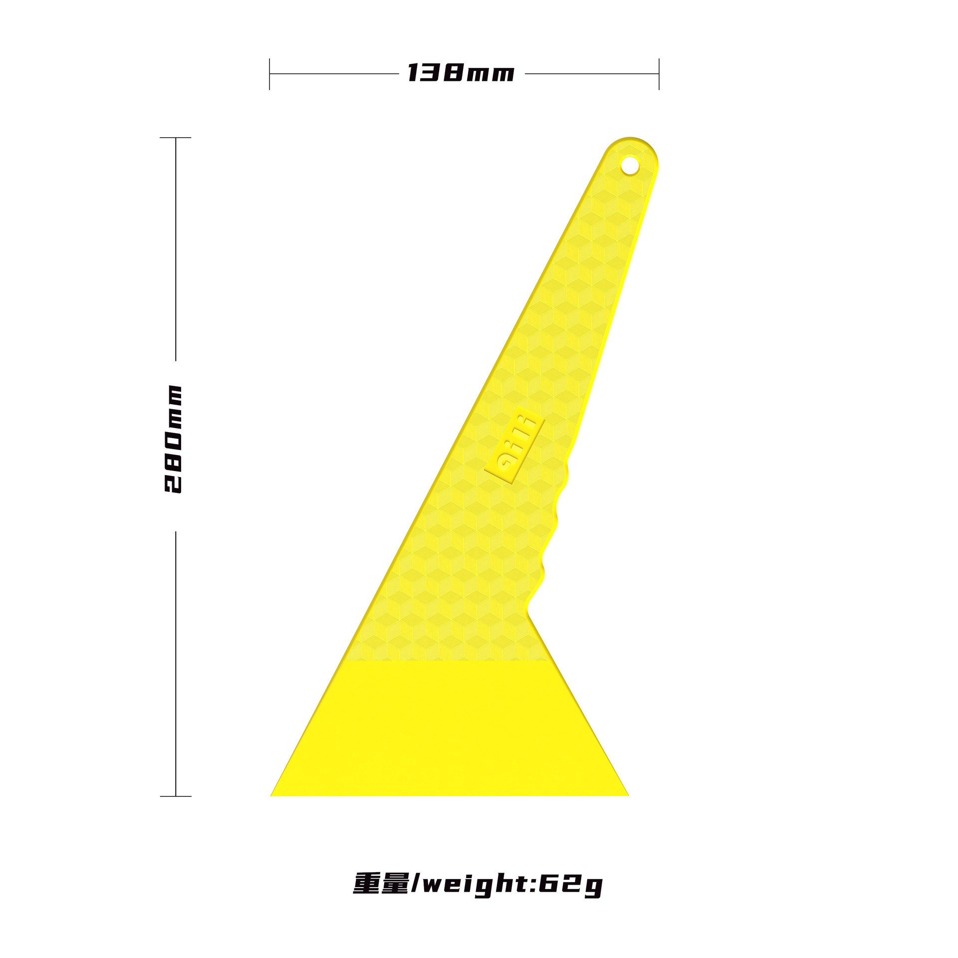 Herramientas de adhesión de película de automóvil triangular raspador duro raspador de película ultrafina raspador resistente a altas temperaturas suministro spot transfronterizo image 8