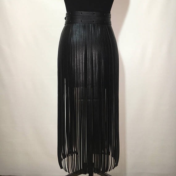 Moda europea y americana multi-capa borla cinturón Super larga borla falda punk estilo super largo cintura sello Accesorios multi-color opcional