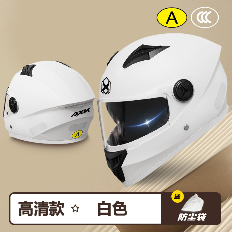 Nuevo casco de motocicleta con certificación 3C estándar nacional para damas Four Seasons General Electric Vehicle para hombres Casco de seguridad para ciclismo cálido en invierno