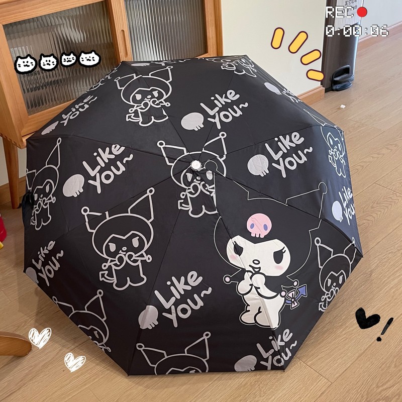 在庫あり 卸売 全自動日傘 折りたたみ傘 晴雨兼用傘 ブラックコーティング 紫外線カット 学生傘|undefined
