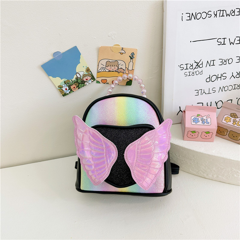Cartoon kindergarten lindas mochila de estudiantes nueva mochila de chicas de sequillas de moda perla mochila portátil para niños