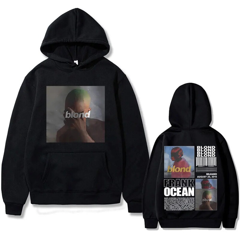 【Cross-Border European Size】Rapper Frank Ocean Hip-Hop Print Sweatshirt Autumn Wool Sweatshirt Regular Fit