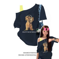 设计感斜肩短袖T恤女夏季小众别致宽松显瘦露肩辣妹半袖休闲上衣