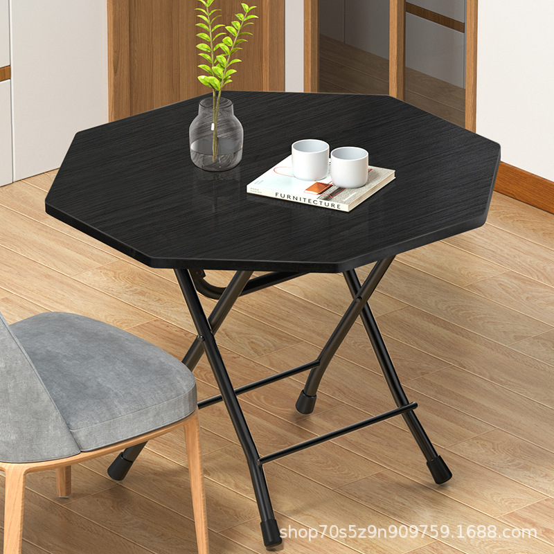 Mesa plegable simple mesa de comedor dormitorio plegable casa de alquiler mesa pequeña cabina de niñas