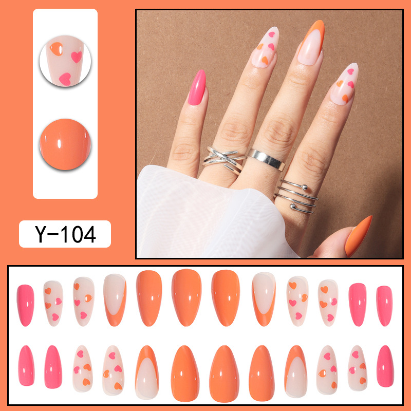 Simple Style Gradient Color Plastic Nail Patches 1 Set display picture 20