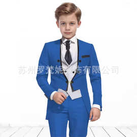 亚马逊速卖通新款跨境花童礼服三件套婚礼西服派对小西装套装