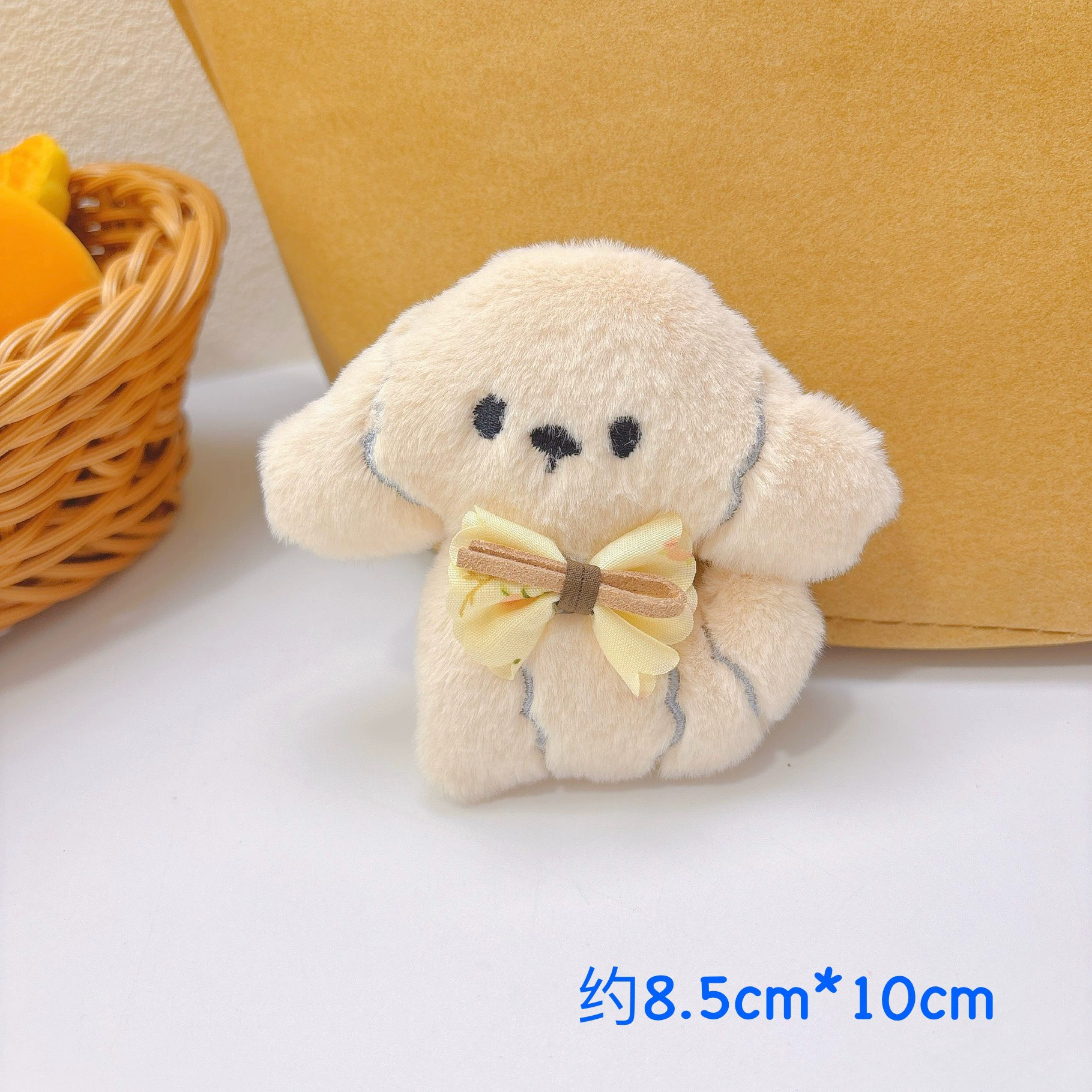 Плюшевый зажим для волос Cartoon puppy, аксессуар‑подвеска, мягкий DIY, 0,01 кг