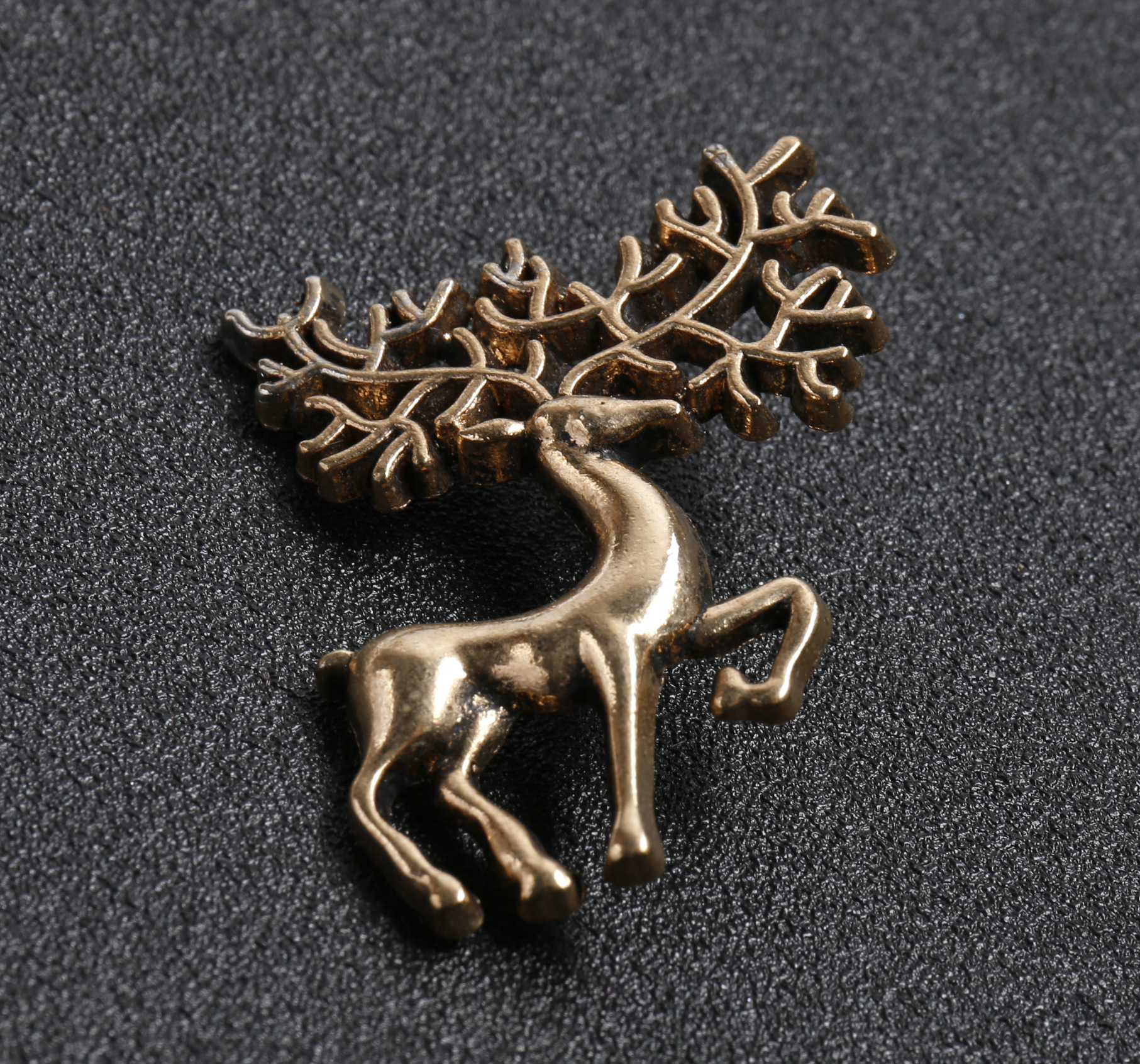 안개 골드 크리스마스 사슴