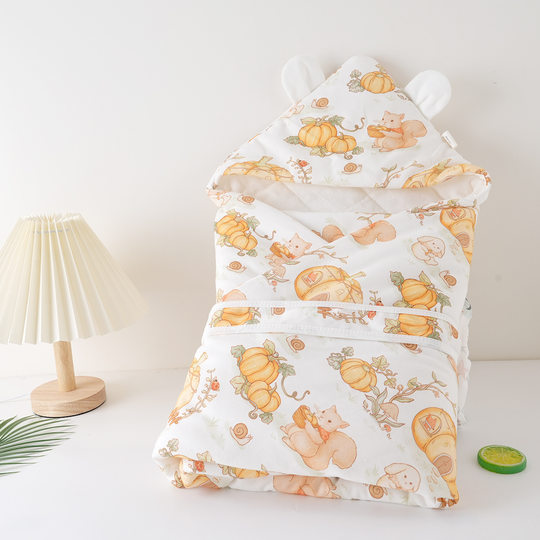 Baby bag thin cotton spring and autumn newborn hugging quilt cotton primary delivery room hugging quilt baby quilt blanket four seasons