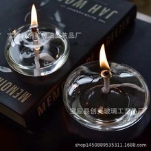欧式花型玻璃烛台 浪漫晚餐摆件 手工制作玻璃蜡烛台
