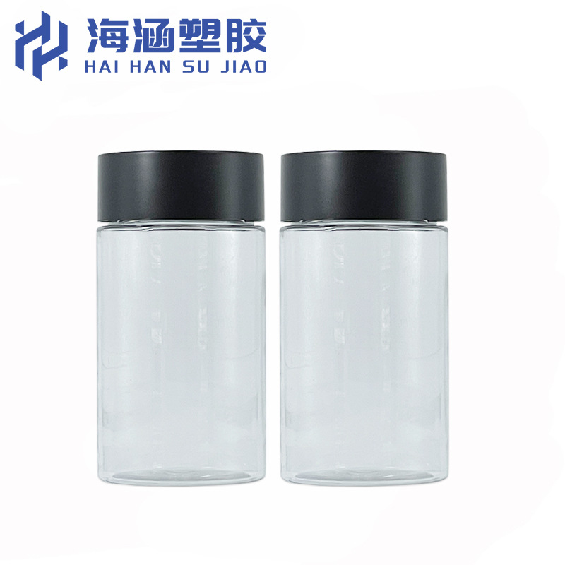 新款85g胡椒散粉罐PET透明爽身粉瓶定妆散粉蜜粉塑料瓶化妆品包材