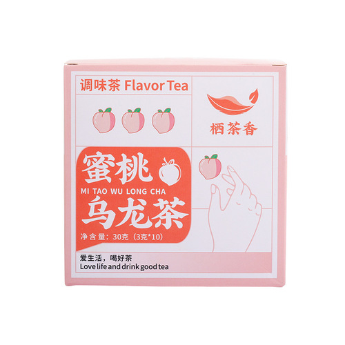 Peach Oolong Tea Independent Triangular Tea Bag Peach Dried Apple Dried Oolong Tea Combination Pack Healthy Cold Brew Fruit Tea
