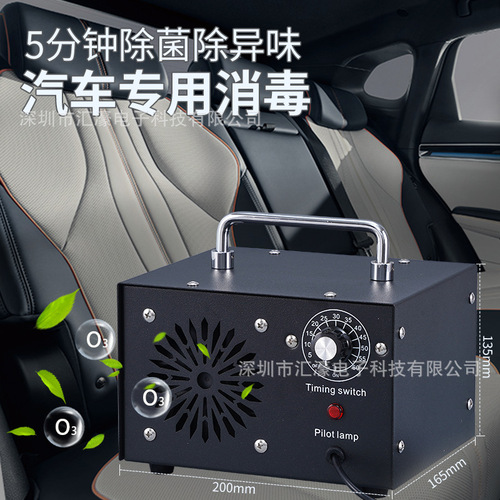 Automotive ozone disinfection vehicle air formaldehyde killing space car beauty ozone generator wholesale