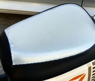 Hercules Cushion Cover Waterproof Sunscreen: Electric car cushion - load-king-silver-water-cube