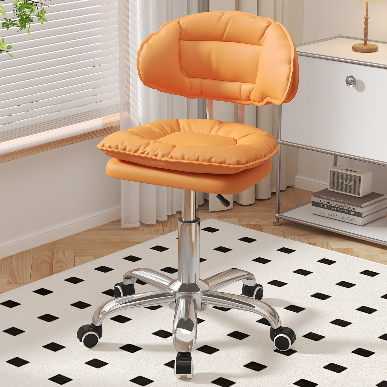 Silla de bar simple taburete giratorio casero respaldo silla de bar silla de plata de belleza manicurista elevación taburete