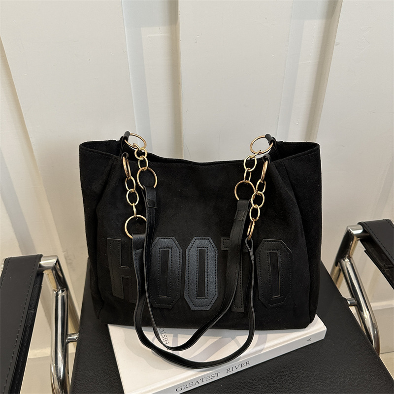 Bolsos casuales Bolsos de hombro para estudiantes de clase 2024 Nuevo bolso de lona simple Bolso de viaje de gran capacidad