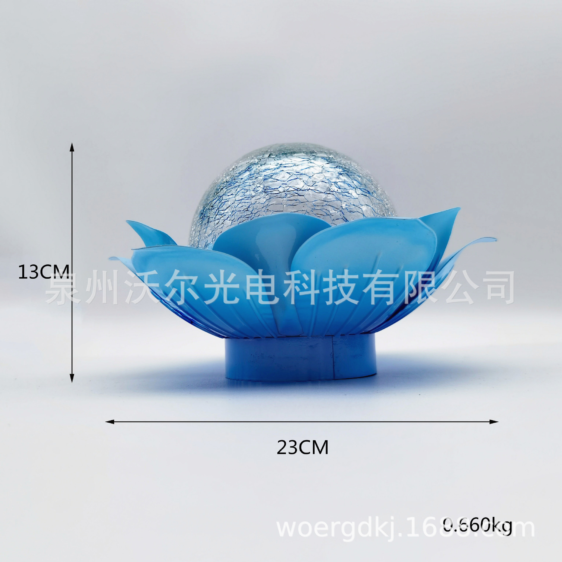 亞馬遜 熱銷 LED鐵藝太陽能燈戶外花園泳池 庭院裝飾景觀燈蓮花燈