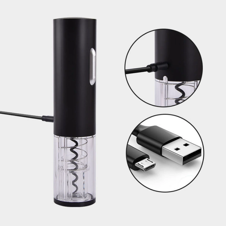 Перезаряжаемая электрическая открывалка бутылок с USB-зарядкой