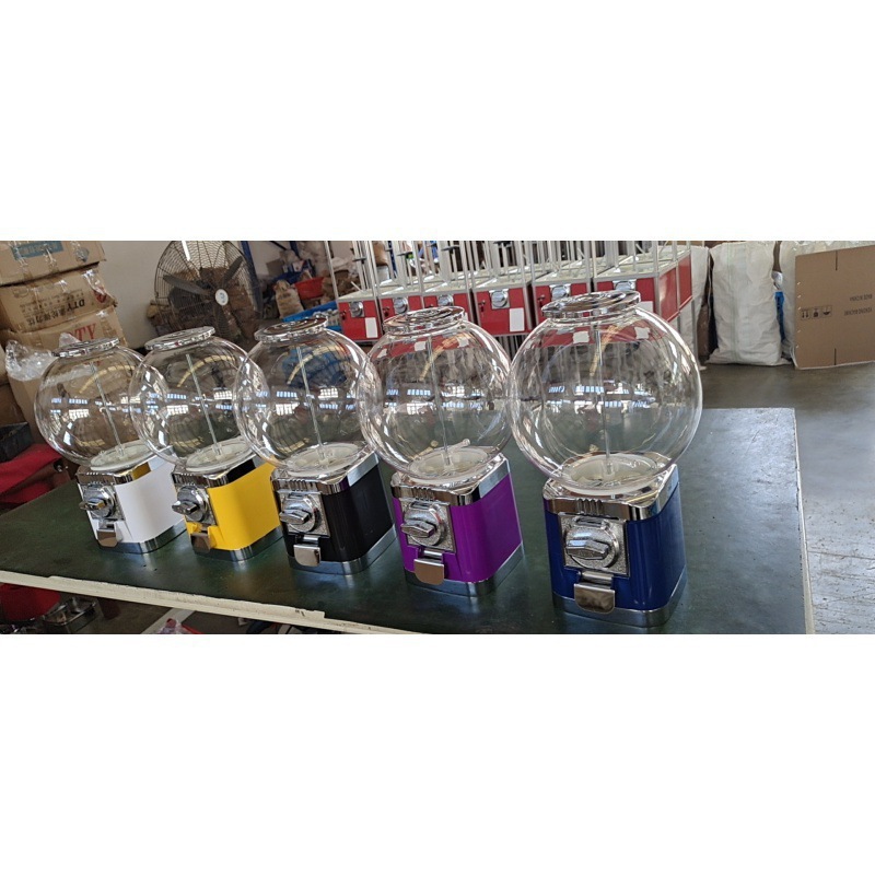 작은 보라색 무료 트위스트 100개의 가샤폰 껍질