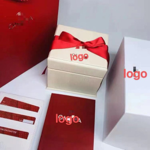White Ga Watch Box Gift Bag High-End Watch Box Storage Box Display Box Gift Bag Instructions