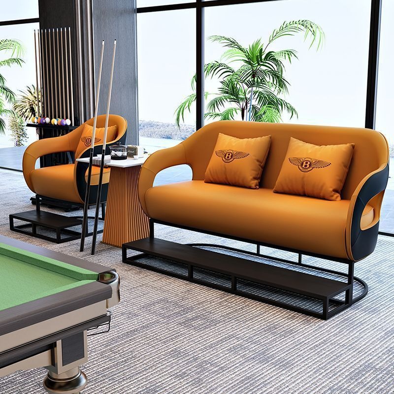 Sala de billar, sofá de invitados, silla de observación de pelota, silla de asiento de tarjeta, sala de billar, mesa de recepción de ocio y combinación de sillas image 5