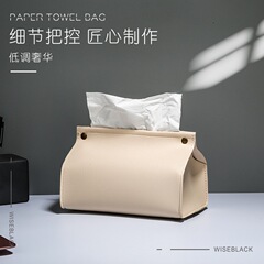 現物車載自動車ティッシュケースヨーロッパ式革puティッシュバッグ家庭用防塵ティッシュカバーはロゴを印刷できます。