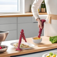 パーマ防止チャック器厨房パーマ防止碗挟み家庭用滑り止めクリップ蒸し皿挟み神器シリカゲル滑り止め