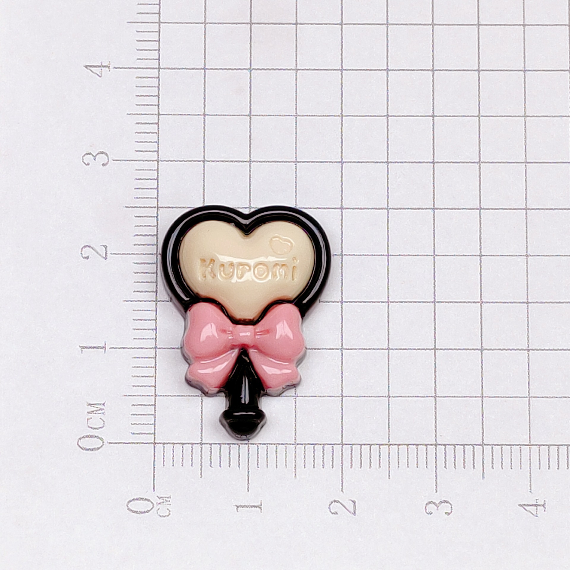 Nuevo hielo transparente coolomi cabeza pajarita amor palo al por mayor cabeza cuerda horquilla agua taza teléfono caso crema pegamento DIY Accesorios