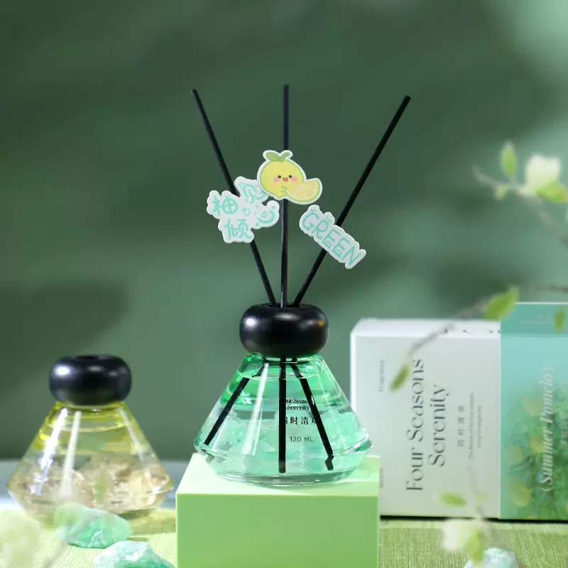 工厂定制四季香薰摆件水晶无火香薰精油室内持久香熏高级空气香氛