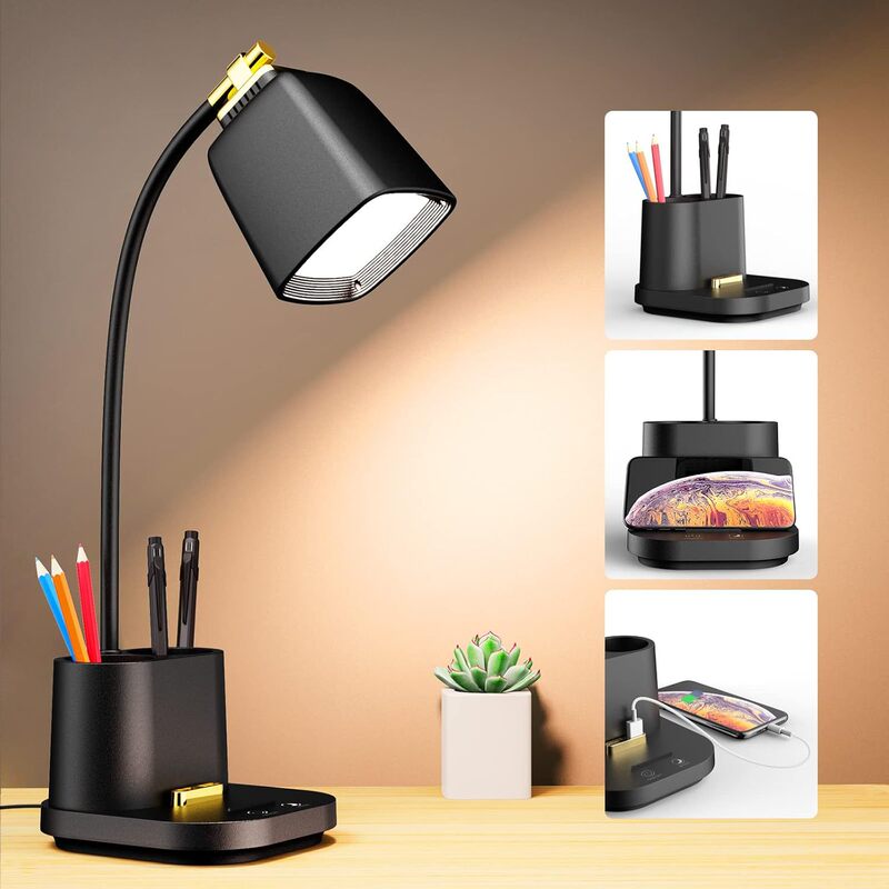 Cross-Border Touch Control Led Desk Lamp 3 Colors Stepless Dimming Eye Protection Led Reading Reading Lamp Home Office Lighting Cross-Border Touch Control Led Desk Lamp 3 Colors Stepless Dimming Eye Protection Led Reading Reading Lamp Home Office Lighting