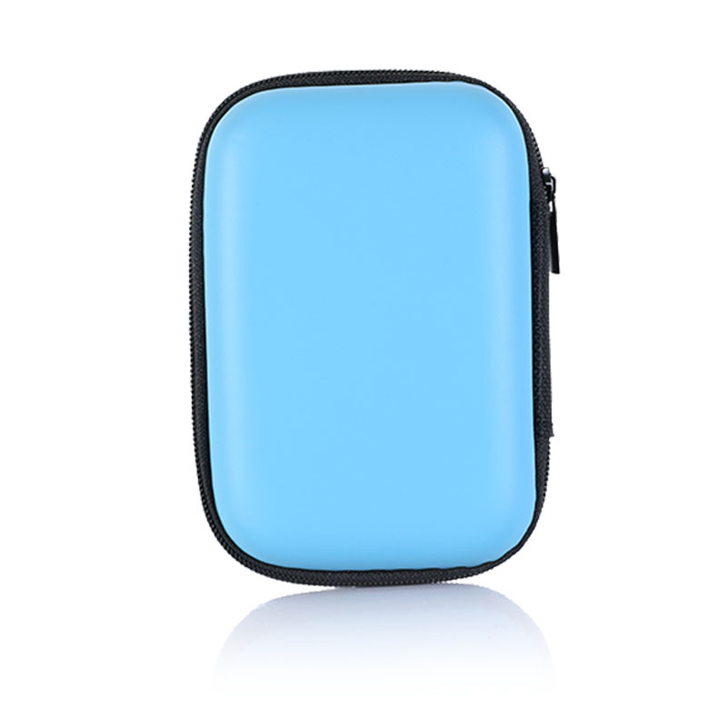 Fabricante en stock Eva bolsa de almacenamiento caja de almacenamiento de auriculares cable de datos bolsa de auriculares
