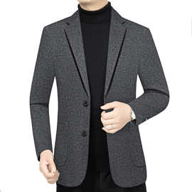 高档品牌男士西服2027春季新款商务休闲西装外套中年春款单西上衣
