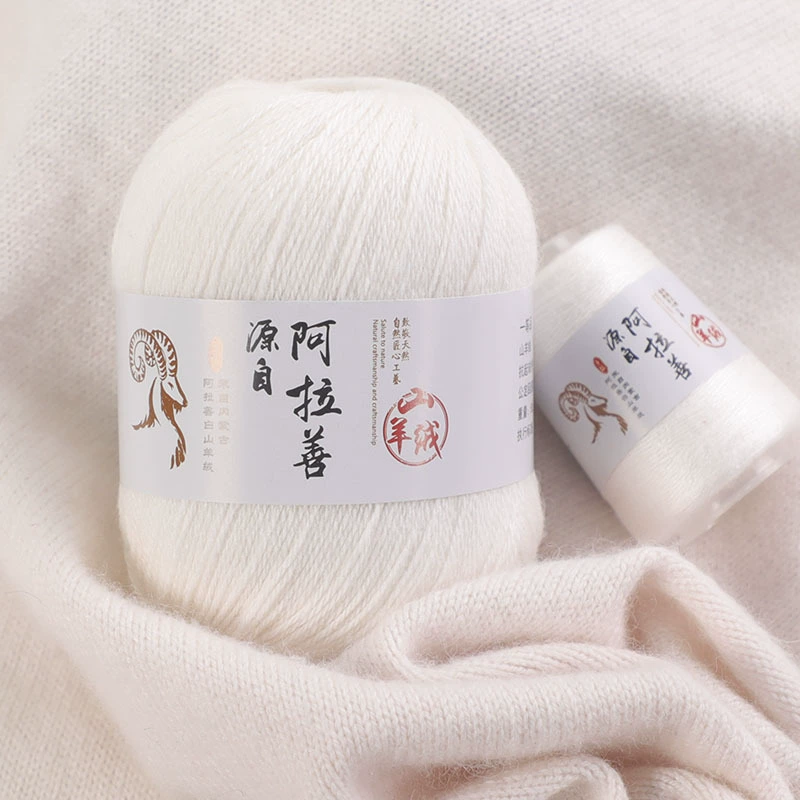 阿拉善 кашемировая шерстяная ткань детский шарф handmade, связанный свитер