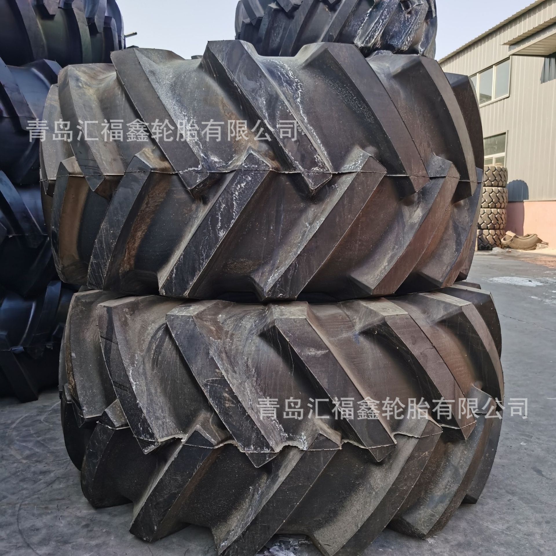 工业园路拌机轮胎人字花纹碎路机轮胎26.5-25灰土拌和机轮胎